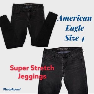 black american eagle jeans